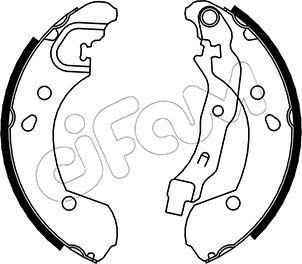 Cifam 153-290 - Brake Shoe Set autospares.lv