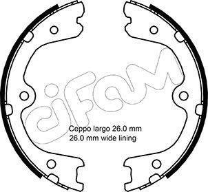 Cifam 153-298 - Brake Shoe Set, parking brake autospares.lv