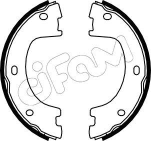 Cifam 153-249 - Brake Shoe Set, parking brake autospares.lv