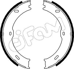 Cifam 153-246 - Brake Shoe Set, parking brake autospares.lv