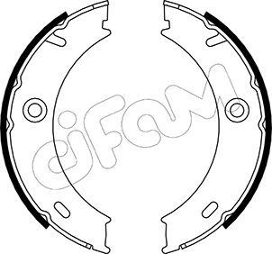 Cifam 153-240 - Brake Shoe Set, parking brake autospares.lv