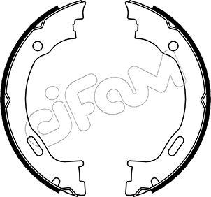 Cifam 153-242 - Brake Shoe Set, parking brake autospares.lv