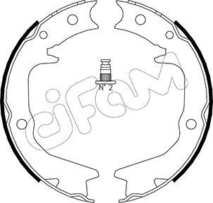 Cifam 153-265 - Brake Shoe Set, parking brake autospares.lv