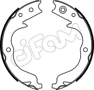 Cifam 153-268 - Brake Shoe Set, parking brake autospares.lv