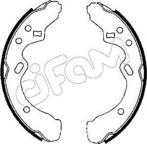 Cifam 153-204 - Brake Shoe Set autospares.lv