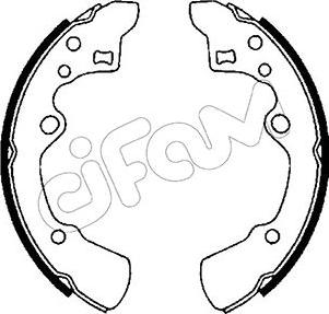 Cifam 153-205 - Brake Shoe Set autospares.lv