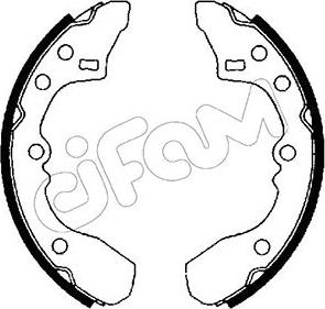 Cifam 153-203 - Brake Shoe Set autospares.lv