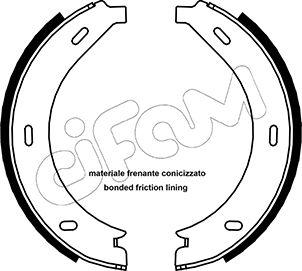 Cifam 153-236 - Brake Shoe Set, parking brake autospares.lv