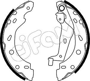 Cifam 153-237 - Brake Shoe Set autospares.lv