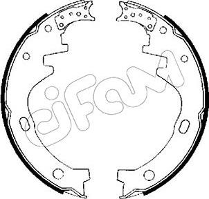 Cifam 153-274 - Brake Shoe Set autospares.lv