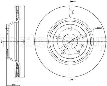 Cifam 800-941C - Brake Disc autospares.lv