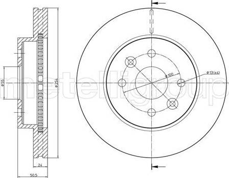 Cifam 800-960 - Brake Disc autospares.lv