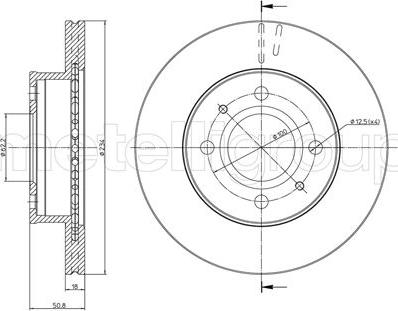 Cifam 800-905 - Brake Disc autospares.lv