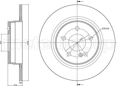 Cifam 800-938C - Brake Disc autospares.lv