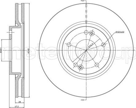 Cifam 800-925C - Brake Disc autospares.lv