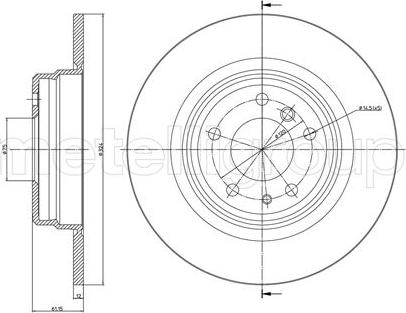 Cifam 800-400 - Brake Disc autospares.lv