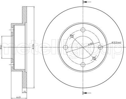 Cifam 800-478 - Brake Disc autospares.lv