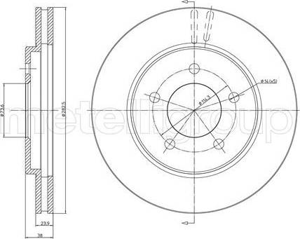 Cifam 800-473 - Brake Disc autospares.lv