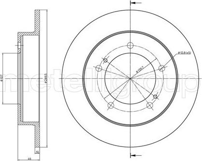 Cifam 800-590 - Brake Disc autospares.lv