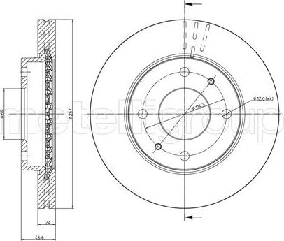 Cifam 800-591 - Brake Disc autospares.lv