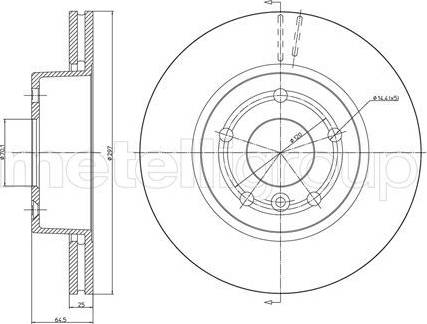 Cifam 800-543 - Brake Disc autospares.lv