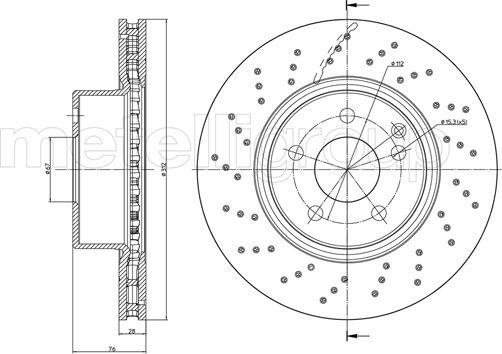 Cifam 800-524FC - Brake Disc autospares.lv