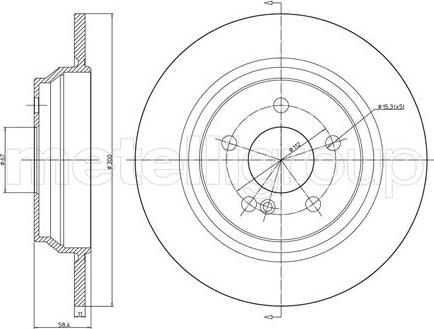 Cifam 800-525C - Brake Disc autospares.lv