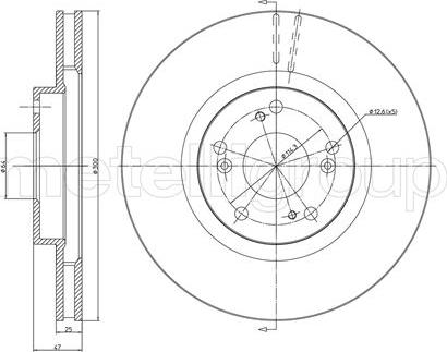 Cifam 800-576C - Brake Disc autospares.lv