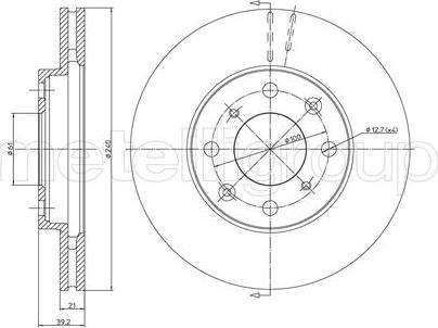 Cifam 800-573 - Brake Disc autospares.lv