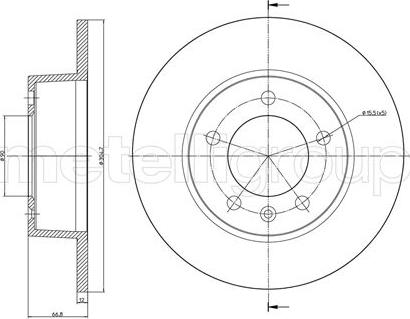 Cifam 800-690 - Brake Disc autospares.lv