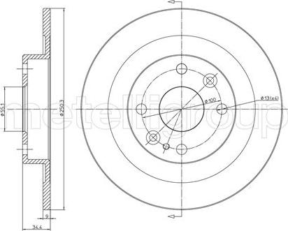 Cifam 800-665 - Brake Disc autospares.lv