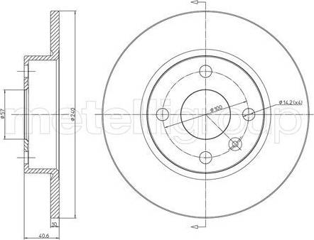 Cifam 800-610 - Brake Disc autospares.lv