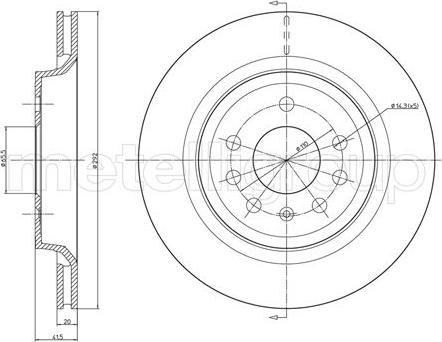 Cifam 800-682C - Brake Disc autospares.lv