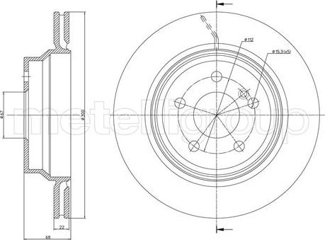 Cifam 800-625C - Brake Disc autospares.lv