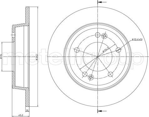 Cifam 800-1440C - Brake Disc autospares.lv