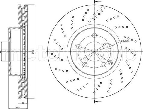 Cifam 800-1459FC - Brake Disc autospares.lv