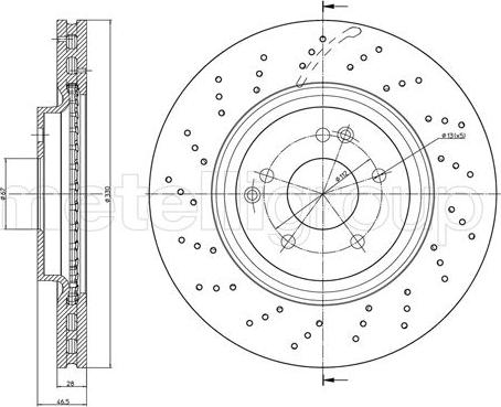 Cifam 800-1460FC - Brake Disc autospares.lv