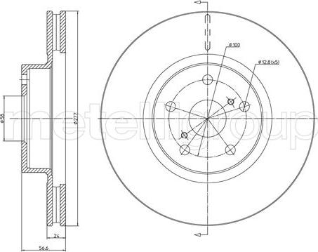 Cifam 800-1461C - Brake Disc autospares.lv