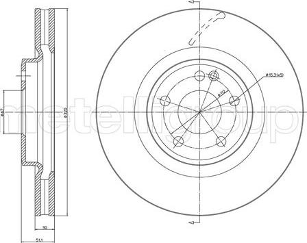 Cifam 800-1462C - Brake Disc autospares.lv