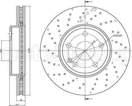 Cifam 800-1489FC - Brake Disc autospares.lv