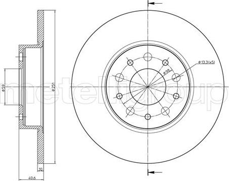 Cifam 800-1486C - Brake Disc autospares.lv