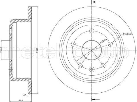 Cifam 800-1488C - Brake Disc autospares.lv