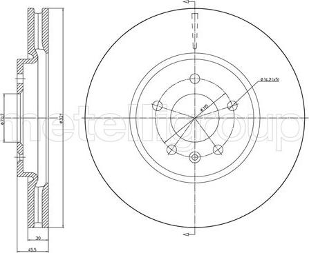 Cifam 800-1436C - Brake Disc autospares.lv