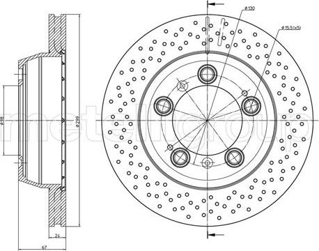 Cifam 800-1430FC - Brake Disc autospares.lv