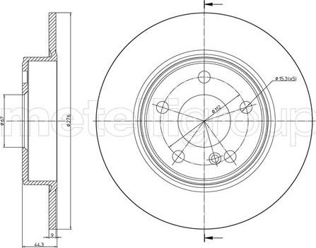 Cifam 800-1437C - Brake Disc autospares.lv