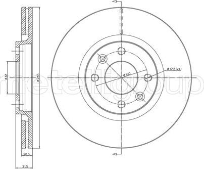 Cifam 800-152 - Brake Disc autospares.lv