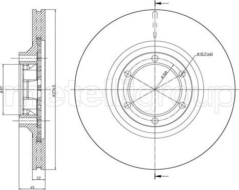 Cifam 800-1620C - Brake Disc autospares.lv