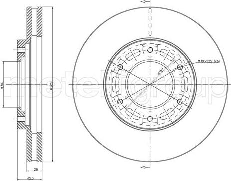 Cifam 800-1058C - Brake Disc autospares.lv