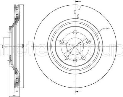 Cifam 800-1020C - Brake Disc autospares.lv