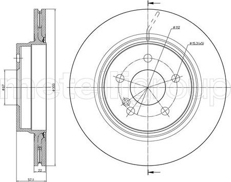 Cifam 800-1027C - Brake Disc autospares.lv